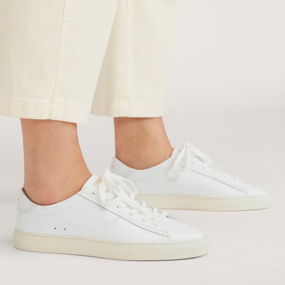Everlane White Leather Women’s Sneakers